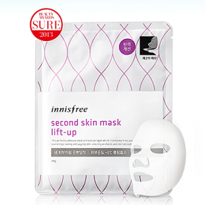 Innisfree Second Skin Mask Sheet Lift-up 20g (Contains collagen to take care of deep inside skin)