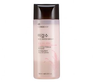 The face shop Rice Water Bright Lip & Eye Remover 120ml
