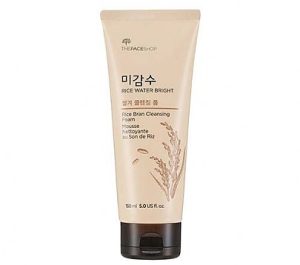 The face shopRice Water Bright Rice Bran Cleansing Foam 120ml