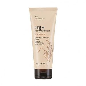 The face shopRice Water Bright Rice Bran Cleansing Foam 120ml