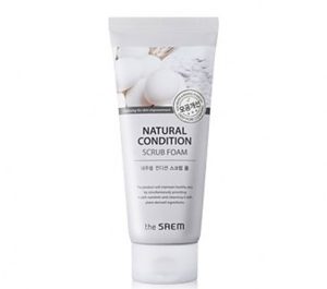 The saem Natural Condition Cleansing Scrub Foam #Deep Pore Cleansing 150ml