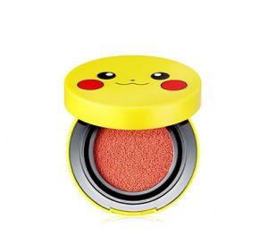 Tonymoly Pokemon Pikachu Mini Cushion Blusher #03 Peach Orange