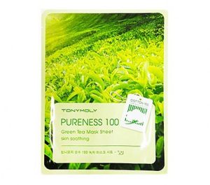 Tonymoly Pureness 100 Mask Sheet #Green tea