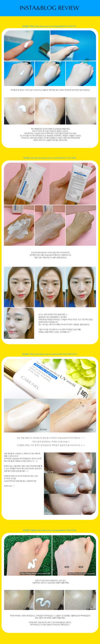 CareNel No Sebum Perfect UV shield 50ml BEST made in Korea