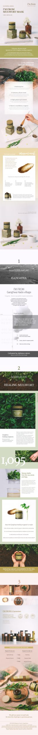 I'm From Mugwort Mask 110g