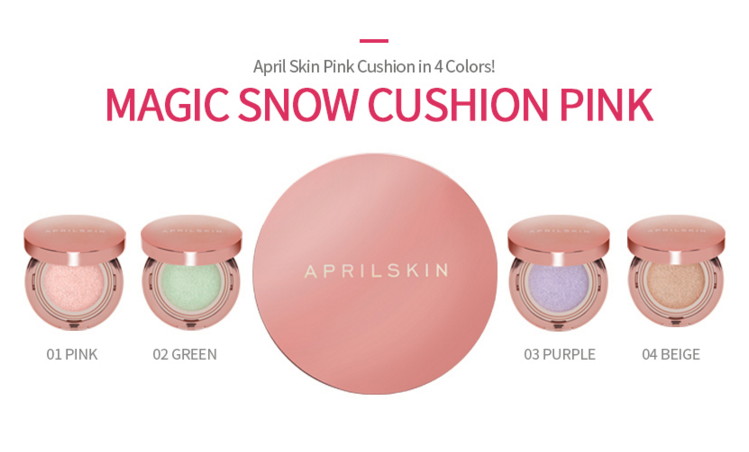 [AprilSkin] Magic Snow Cushion Pink #01 Pink