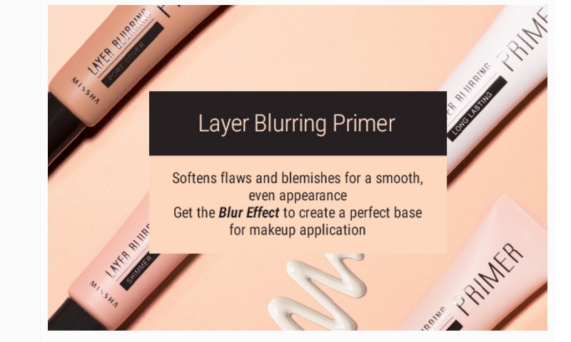 MISSHA Layer Blurring Primer (Shimmer) (20ml)